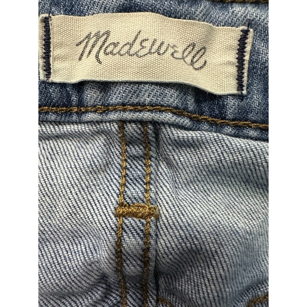 Madewell Womens Jeans Blue High Rise Skinny Stretch Light Wash Denim Size 28 - Picture 5 of 8